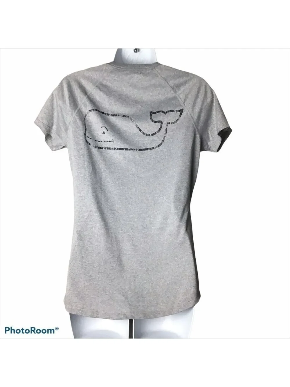 VINEYARD Vines Performance Tee in Gray - Picture 1 of 6